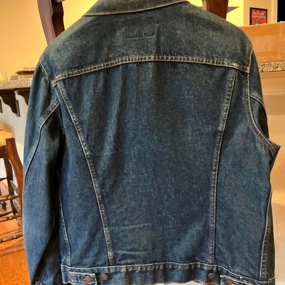Vintage Levi's Denim Jean Jacket 70506 0216 Dark Wash Size 40 Made in USA - Picture 6 of 6